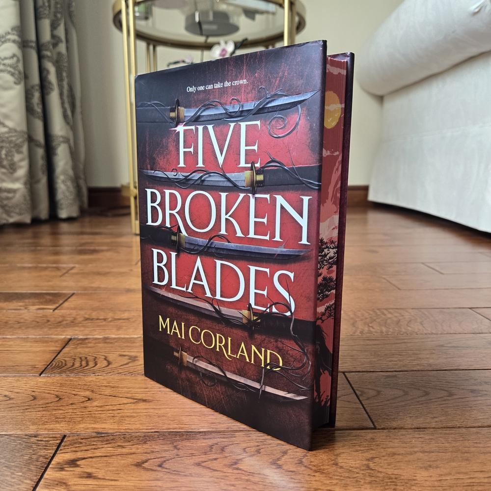 Five Broken Blades by Mai Corland: Sprayed Stencil Edge Edition, Hardcover